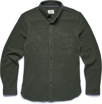 Surfside Supply Mens Brian Button Up Top In Olive Heather