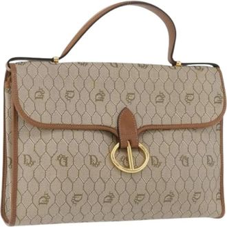 Dior Pre-owned Handbags, female, Beige, Size: ONE SIZE Pre-owned Vintage Hand Bag