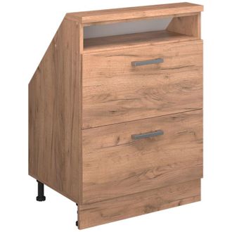 Vicco Armadio mansarda Rion, Quercia dorata, con 2 cassetti, Vicco