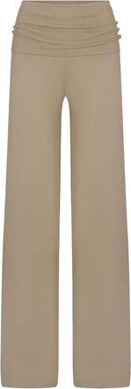 Nike (WMNS) Nike x SKIMS Stretch Knit Foldover Wide Leg Pant Dune PTLEG10176W-DNE