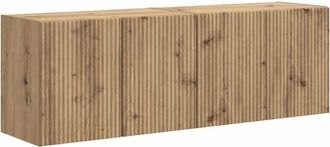 vidaXL TV Wall Cabinet 2 pcs Artisan Oak 59.5 x 31 x 40 cm vidaXL