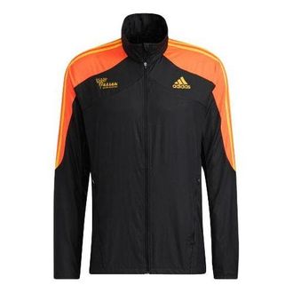 adidas Mens adidas Bjm Mara Jkt 40th Anniversary Of Northern Malaysia Running logo Sports Jacket Black HE2933