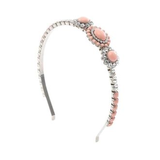 Miu Miu Pre-owned Accessories, female, Multicolor, Size: ONE SIZE Pre-owned Crystal Stainless Steel Headband