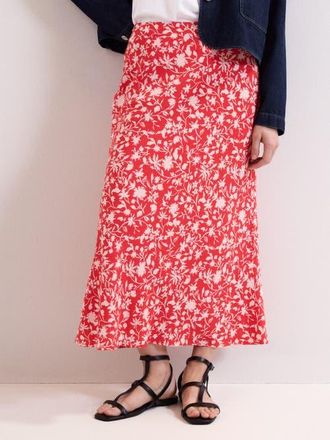 Phase Eight Floral Midi Skirt in Red at Nordstrom, Size 10