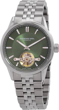 Raymond Weil Freelancer Automatic Green Dial Mens Watch 2781-ST-52051