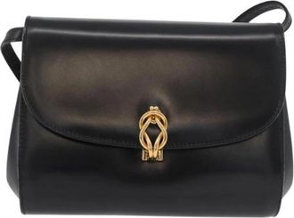 Gucci Pre-owned Vintage Shoulder Bag - Dames - Vintage Schoudertas - Zwart - ONE Size - Leer - Vintage