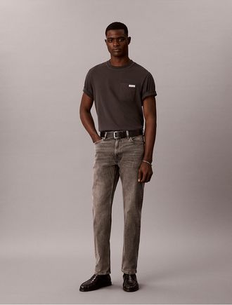Calvin Klein Jeans Calvin Klein Mens Slim Straight Jeans - Grey - 29W x 30L