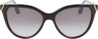 Victoria Beckham Cat Eye Zonnebril - Dames - Zonnebrillen - Geel - ONE Size - Accessoires