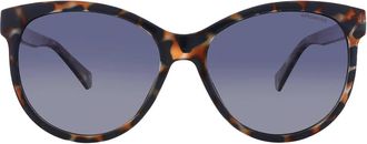 Polaroid Poalrized Blue Gradient Cat Eye Ladies Sunglasses PLD 4079/S/X 0CVT/Z7 57