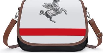 Generic Flag of Tuscany Small Womens Crossbody Bags Shoulder Handbag with Adjustable Strap for Travel