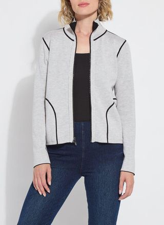 Lyss&eacute; REVERSIBLE Cashmere Zip Up Cardigan
