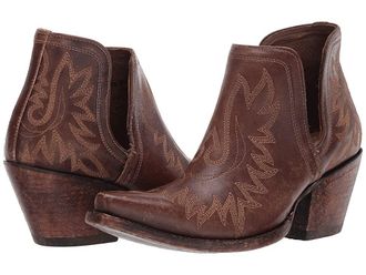 Ariat Dixon Cowboy Womens Boots Naturally Distressed Brown : 6.5 B - Medium, Leather