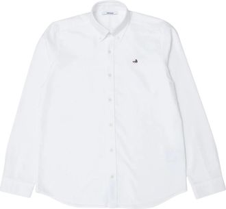 Edmmond Studios Duck Edition Oxford Shirt - Heren - Zakelijke Overhemden - Wit - M - Katoen - Overhemden