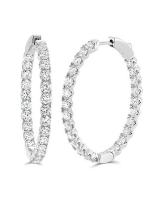 Sabrina Designs 14K 4.35 ct. tw. Diamond Hoops