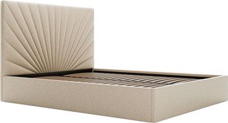 Vente-Unique Canap&eacute; abatible 180 x 200 cm - Tela - Beige - RILIODA II de Pascal Morabito