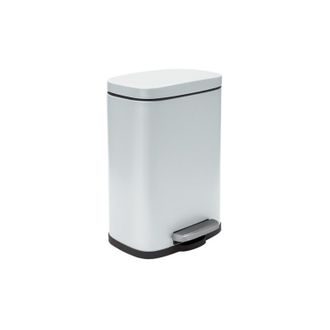 Spirella Papelera Con Pedal Acero Akira 12l Blanco Mate Spirella