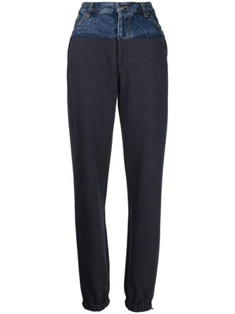 Amiri Pantaloni bicolore - Blu