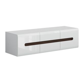 Petits Meubles Mueble tv 2 puertas 2 cajones 150 cm paneles de mdf blanco