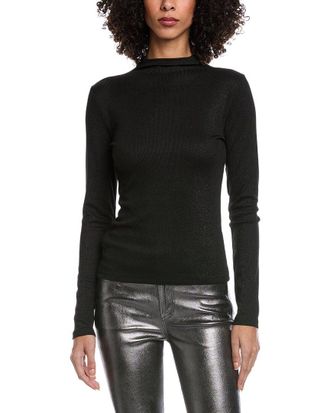 Frame Denim Frame Lurex Turtleneck Top