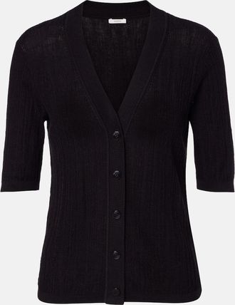Joseph Sens silk and cotton cardigan