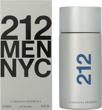 Carolina Herrera Mens 212 Nyc Men Edt Spray 200ml - One Size