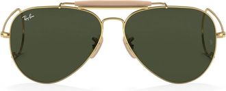 Ray-Ban Sunglasses Rb3030 L0216 Outdoorsman I Gold/Green G 15 Unisex