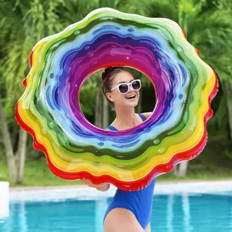 Trade Shop Trade Shop - Bestway Life Boyal Inflable Donut Rainbow Rainbow Piscina Nataci&oacute;n