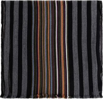 Paul Smith Sciarpa a righe - Grigio