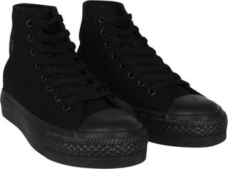 SoulCal&Co SoulCal Hoge canvas sneakers met plateauzool voor dames (Zwart)