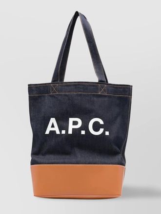 A.P.C. axelle calf leather tote bag