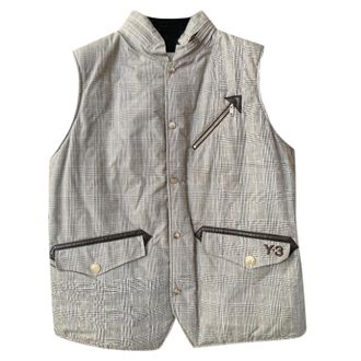 Yohji Yamamoto Y3 Yohji Yamamoto Prince of Wales Check Sleeveless Jacket Size XL