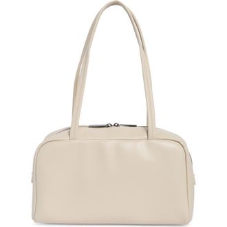 BCBGeneration Bowler Faux Leather Shoulder Bag in Almond at Nordstrom Rack