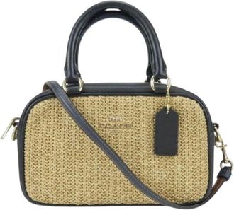 Coach Pre-owned Mini Bags, female, Beige, Size: ONE SIZE Pre-owned Mini Handbag