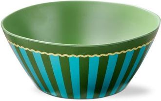 Tag Cabana Stripe Melamine Serving Bowl Multi Melamine Summer in Green at Nordstrom