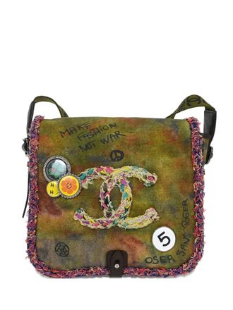 Chanel 2015-2016 graffiti shoulder bag - Green