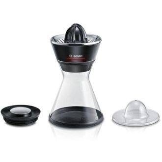 Bosch Exprimidor Mcp72gpb Vitastyle Citro - Negro / Inox Cepillado - 40 W - Led - Recipiente De Vidrio 1 L - Cono Universal