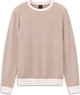 Bugatti Rundhalspullover BUGATTI Regular Fit, Herren, Gr. XXL, 70, braun, Strick, 100% Baumwolle, unifarben, regular fit, Rundhals, Pullover Rundhalspullover,