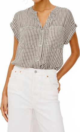 Rails Mel Shirt In Espresso Gingham