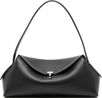 Toteme Grained Leather T-lock Shoulder Bag