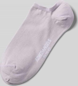 Armedangels Armedangels Sneakersocken mit Label-Detail Modell SAALVO in Lila, Gr&ouml;&szlig;e 35-38