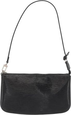 Louis Vuitton Pre-owned Shoulder Bags, female, Black, Size: ONE SIZE Pre-owned Leather Shoulder Bag