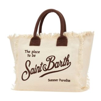 MC2 Saint Barth Tote Bags, female, Beige, Size: ONE SIZE Vanity Tote Bag