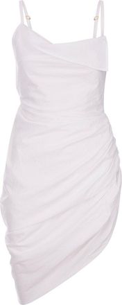 Jacquemus Asymmetrical Gathered Dress