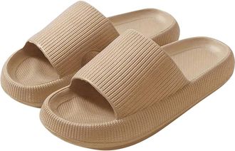 Generic Cloud Sliders Women Men Non-Slip Shower Bathroom Slippers Summer Beach Sandals Unisex Flip Flops for Indoor & Outdoor Lightweight Shower Shoes Comfort