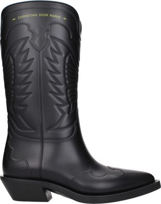 Dior Damens Windstiefel Gummi Schwarz