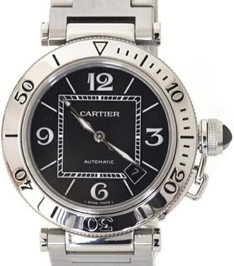 Cartier Pre-owned Vintage Polshorloge - Heren - Vintage Horloges - Zwart - ONE Size - Vintage