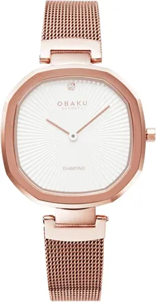 Obaku Womens Brilliant White Dial Watch
