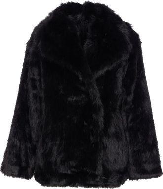V° 73 faux-fur jacket - women - Polyester - 5 - Black