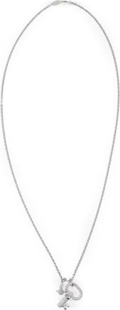 Vivienne Westwood Silver-tone Chain Necklace with Key and Orb Pendant