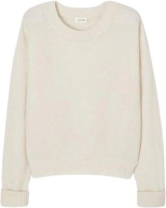 American Vintage Vitow Trui - Dames - Truien - Wit - Maat: Xs/S Wol